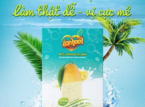 Mua bột làm kem tại nhà Ice Kool vị Xoài ở đâu chất lượng?
