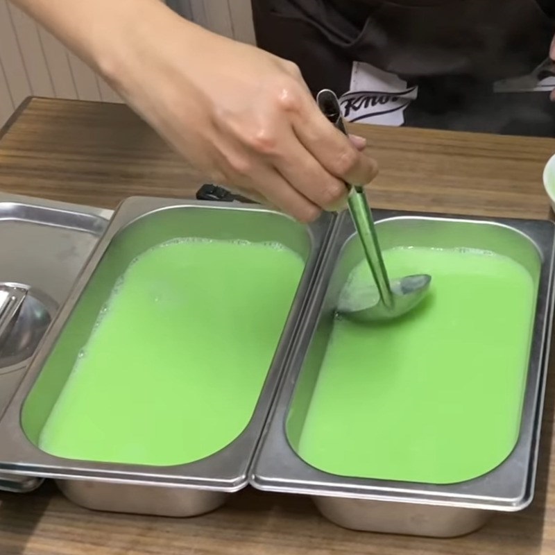 Cách làm pudding dưa xanh