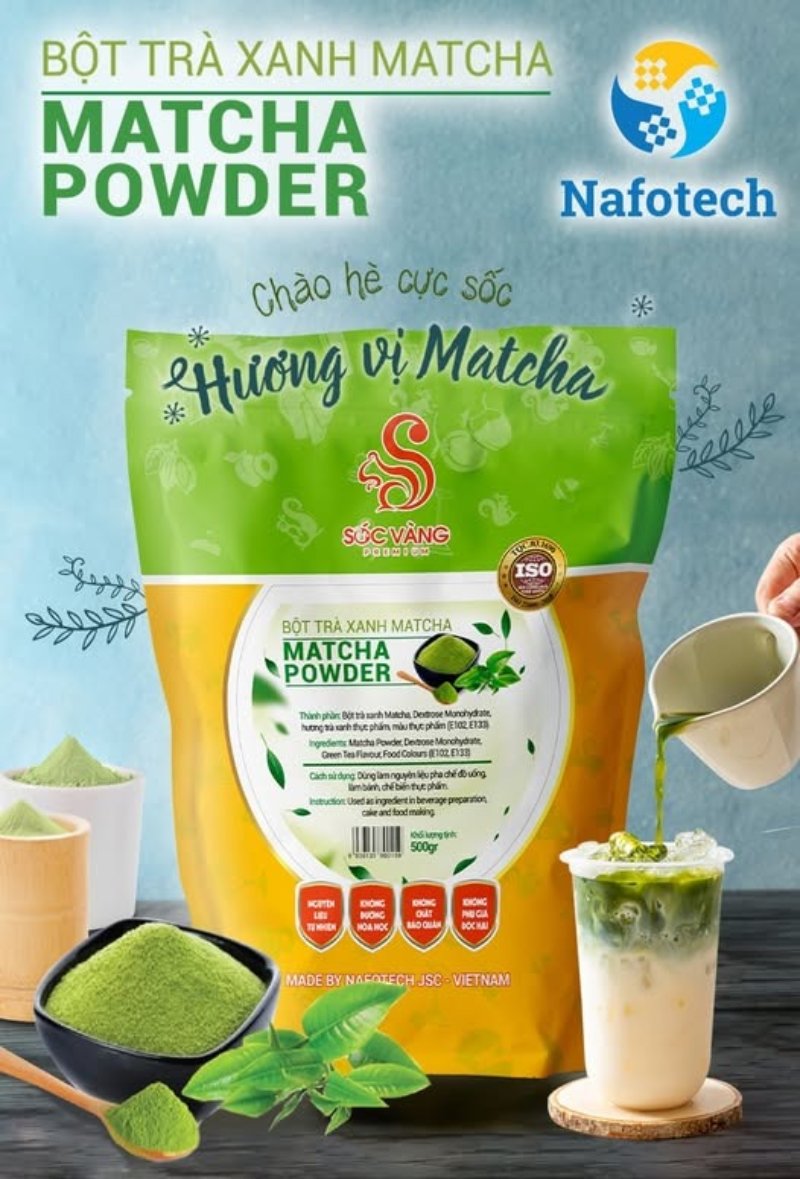 Nafotech – Địa chỉ cung cấp bột matcha chất lượng
